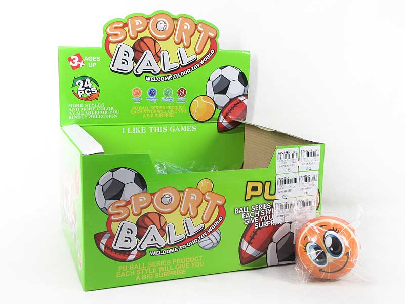 7.6cm PU Ball(24in1) toys