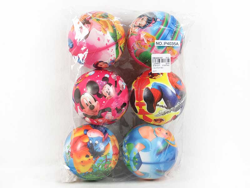 4inch Ball PU Ball(6PCS) toys