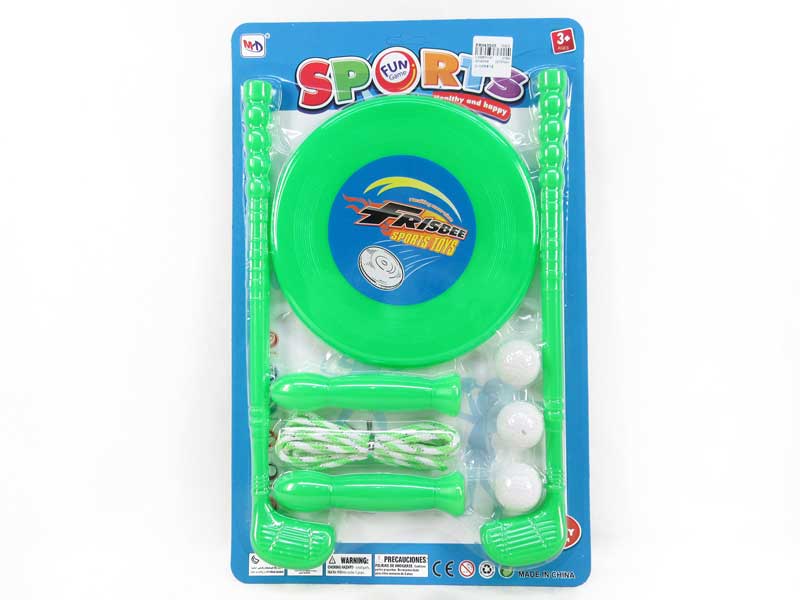 Golf Game & Rope Skipping & Frisbee toys