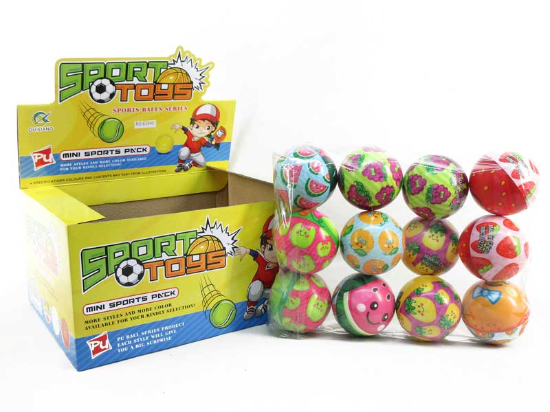 7.6CM PU Ball(24in1) toys