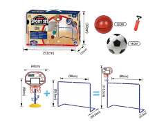 2in1 Basketball Set & Football Set