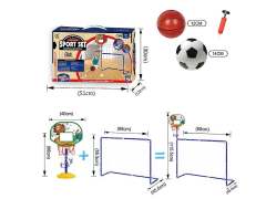 2in1 Basketball Set & Football Set