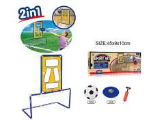 2in1 Football Set & Frisbee