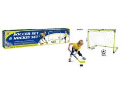 2in1 Soccer Goal & Field Hockey toys