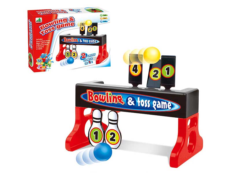 2in1 Bowling & Impact Set toys