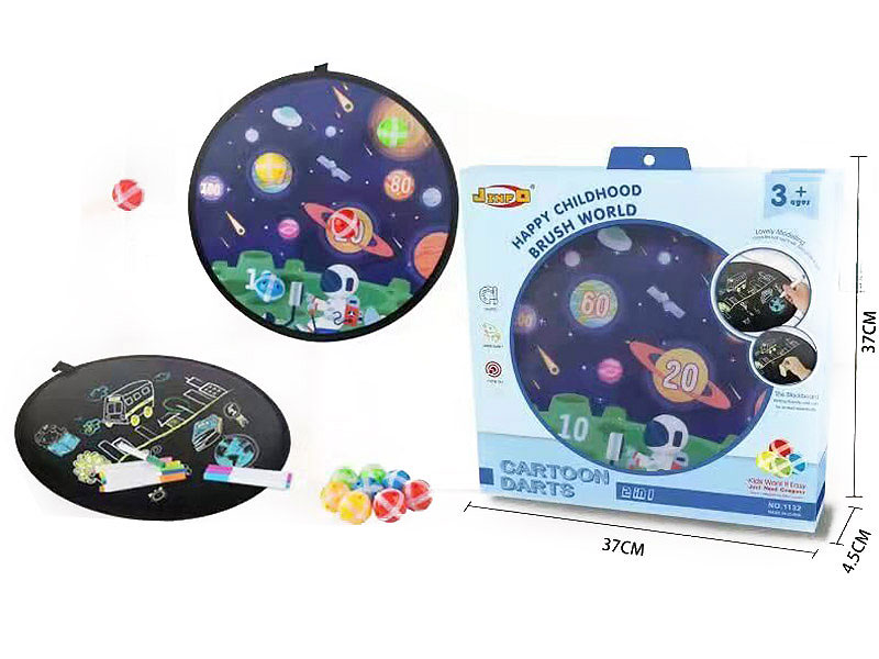 2in1 Dart Target Drawing Board toys