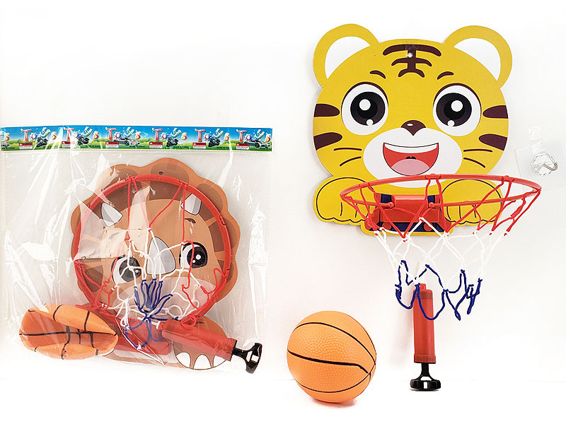 Basketball Hang Board Set (Dinosaur and Tigher)(2S) toys