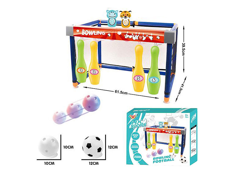 2in1 Football Bowling toys