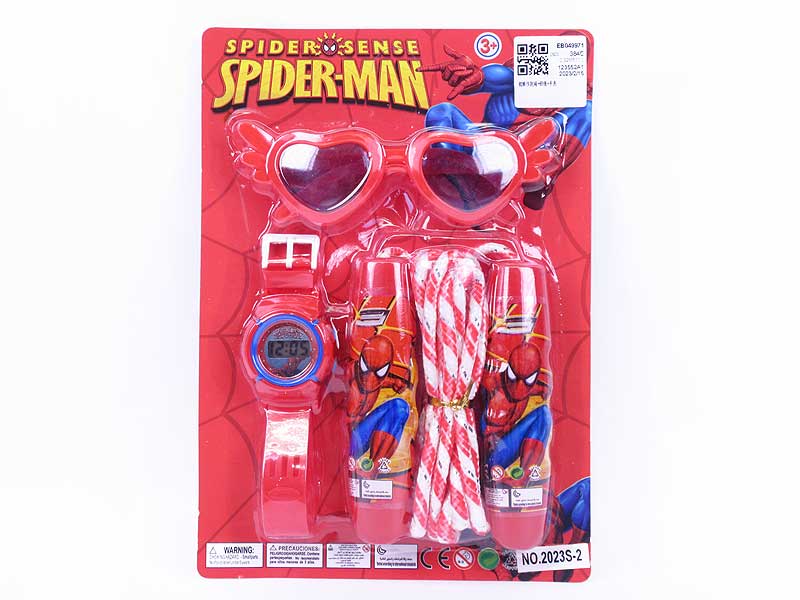 Rope Skipping & Glasses & Watch toys