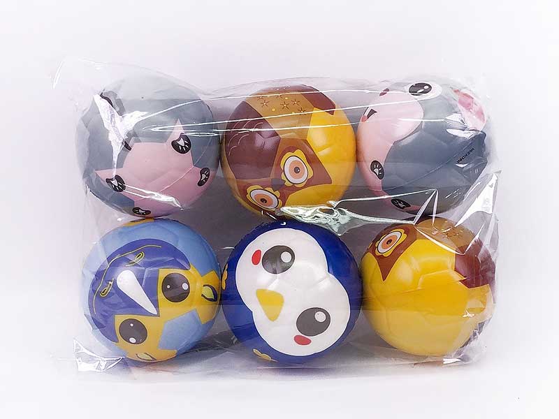 10CM PU Ball(6in1) toys