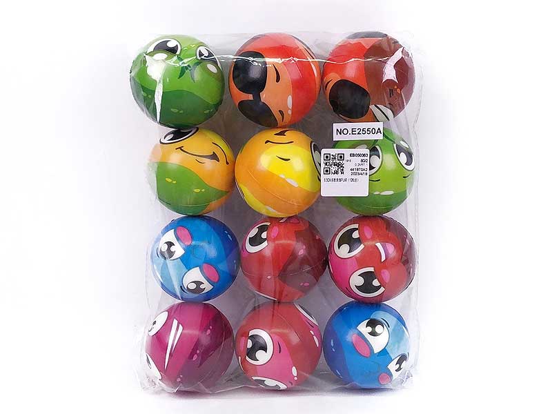 6.3CM PU Ball(12in1) toys