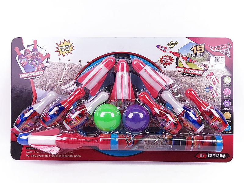 Bowling Game & Rocket Launcher toys