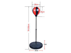 23CM立体拳击速度球套装