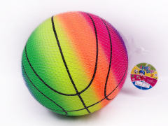 22CM充气彩虹颗粒篮球