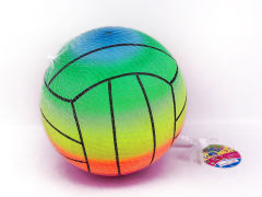 23CM充气彩虹排球