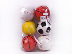 10CM PU Ball(6in1) toys