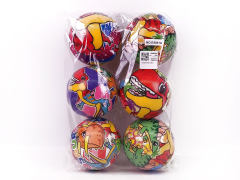 10CM PU Ball(6in1) toys