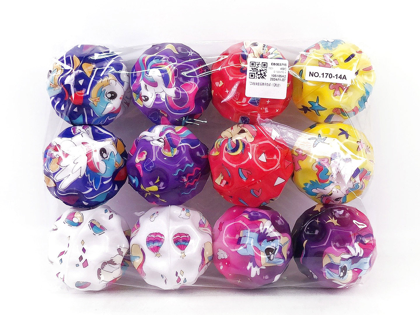 7CM Bounce Ball(12in1) toys