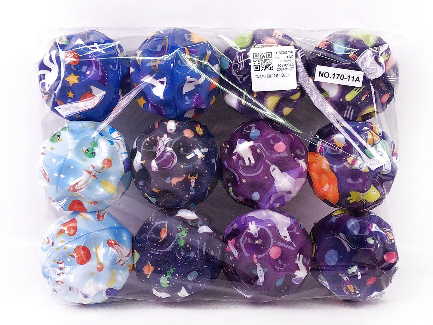 7CM Bounce Ball(12in1) toys