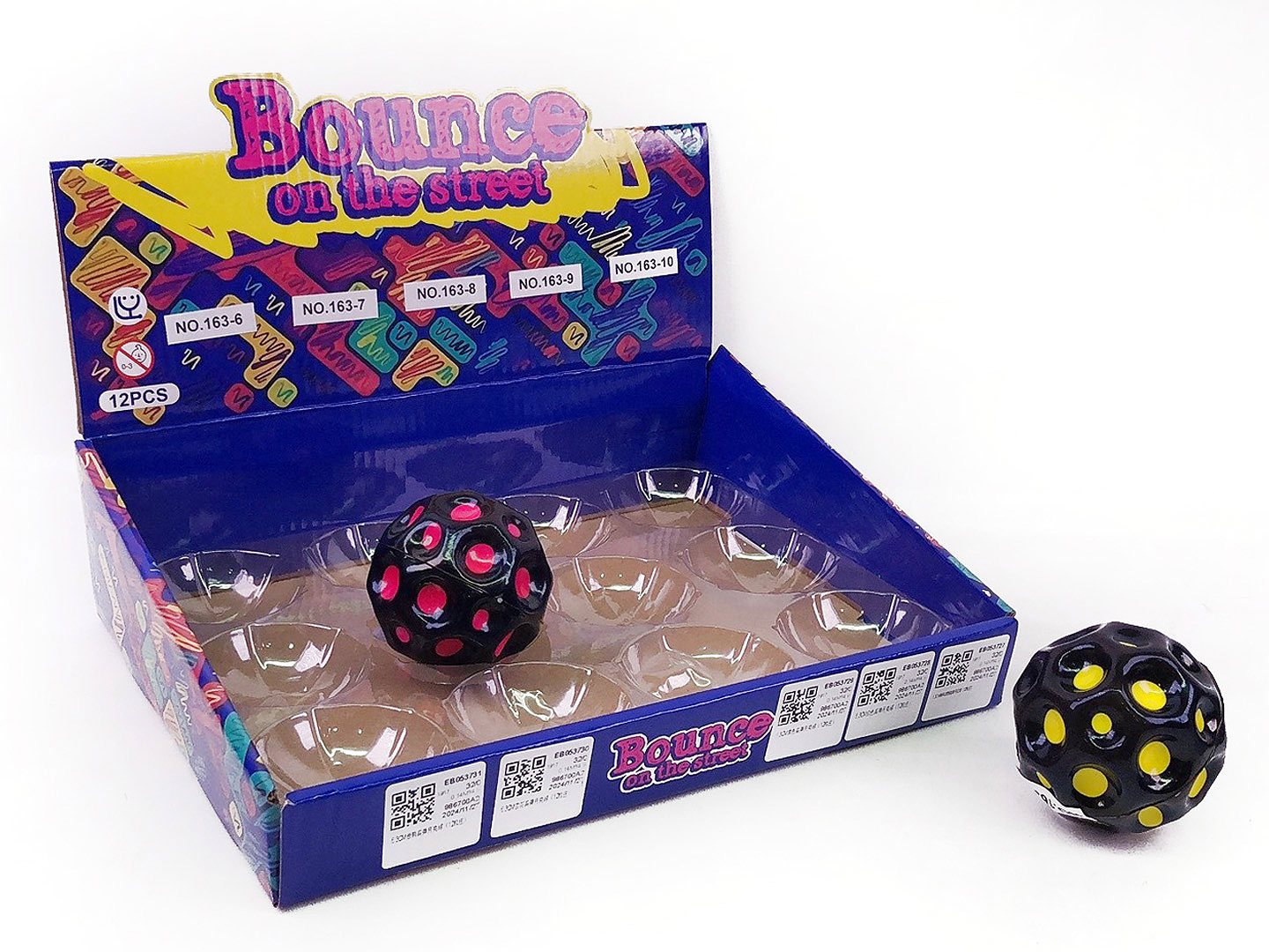 6.3CM Bounce Ball(12in1) toys