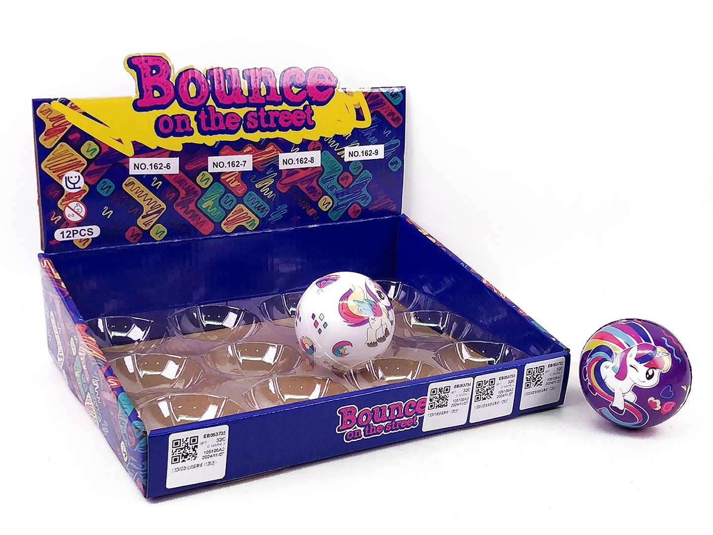 6.3CM Bounce Ball(12in1) toys