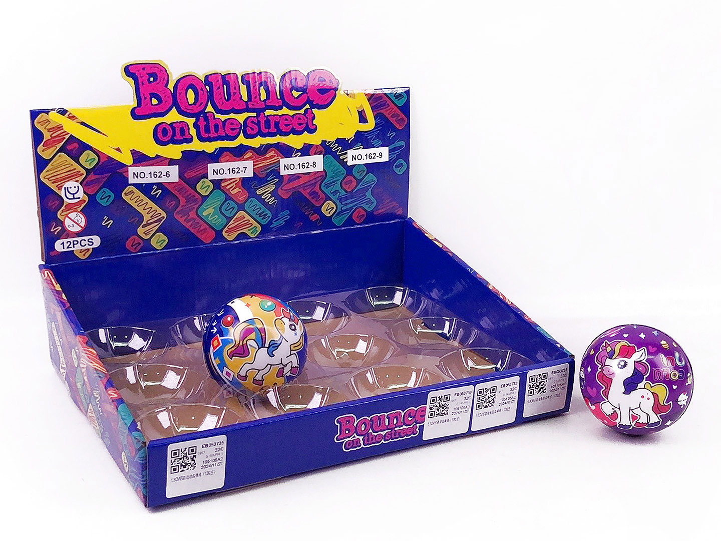 6.3CM Bounce Ball(12in1) toys