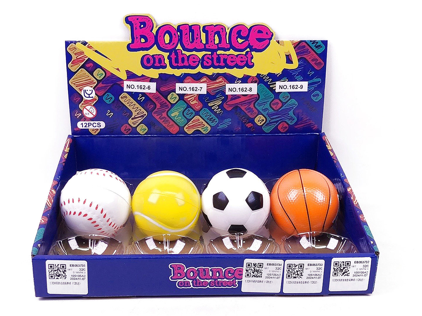 6.3CM Bounce Ball(12in1) toys