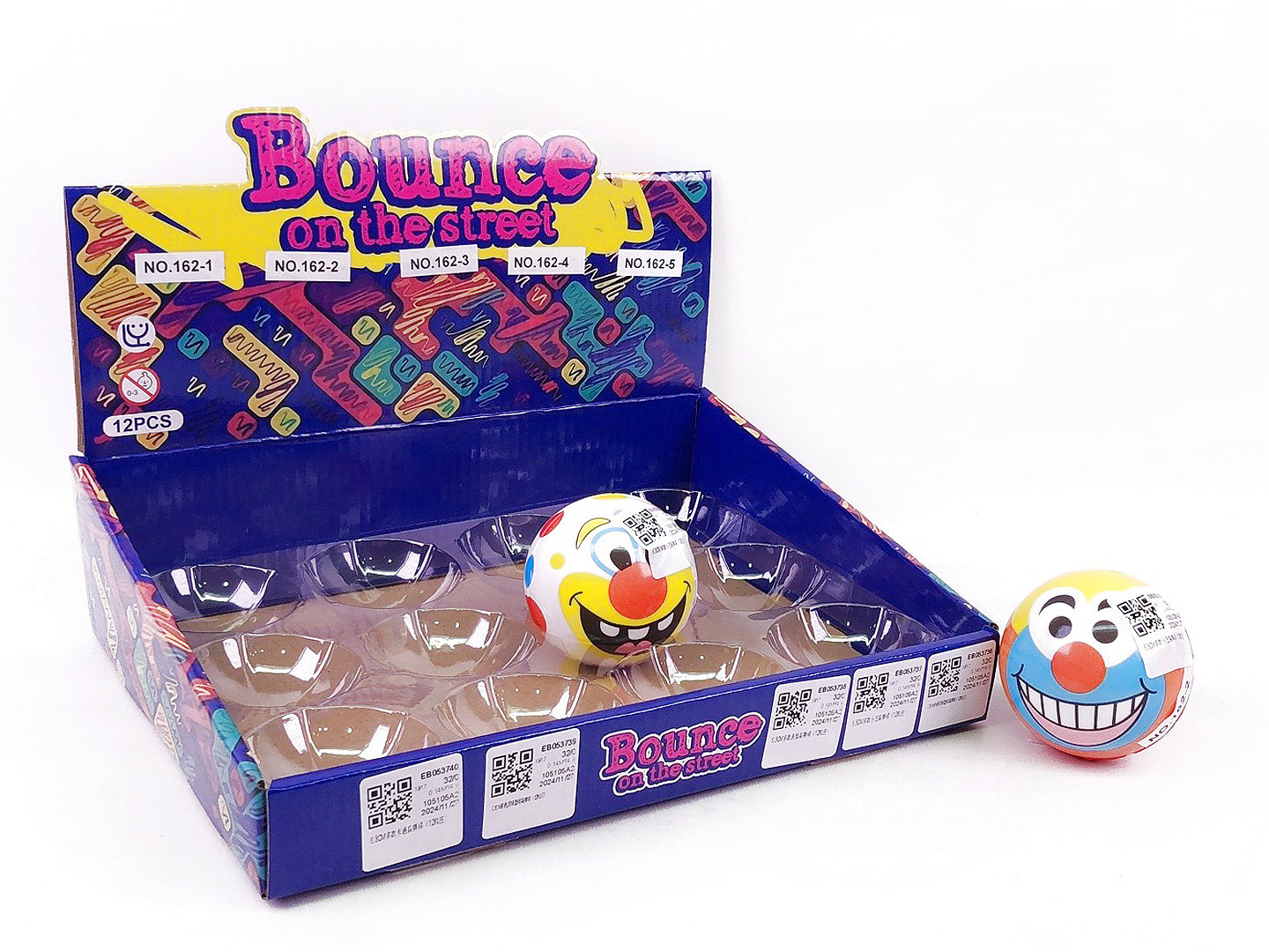 6.3CM Bounce Ball(12in1) toys