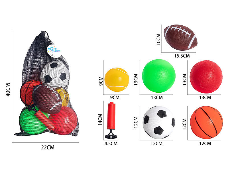 Ball(6in1) toys