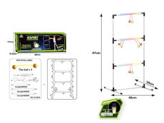 LED发光阶梯高尔夫球抛物架马术球梯投掷
