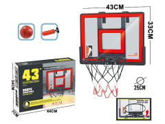 可折可扣加强吹瓶透明挂式篮球板