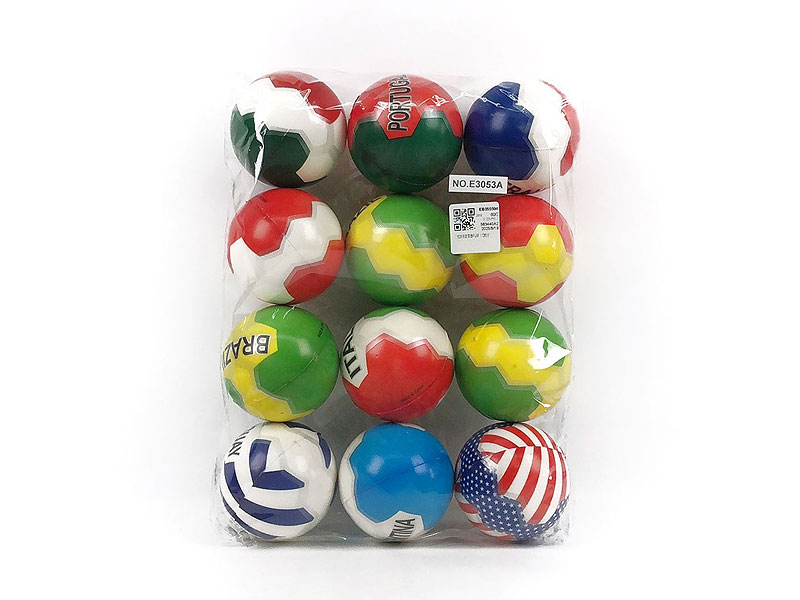 7.6CM PU Ball(12in1) toys