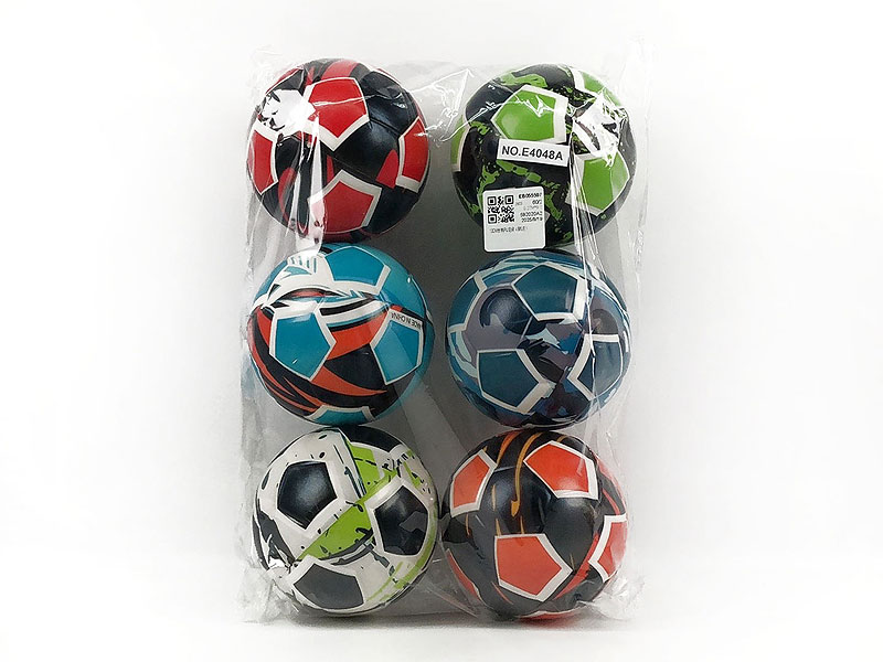 10CM PU Football(6in1) toys