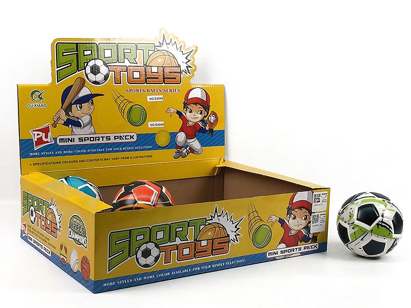 10CM PU Football(12in1) toys