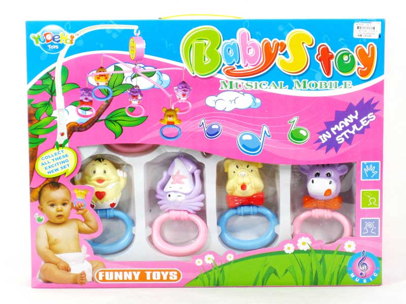 Wind-up baby  bed bell toys