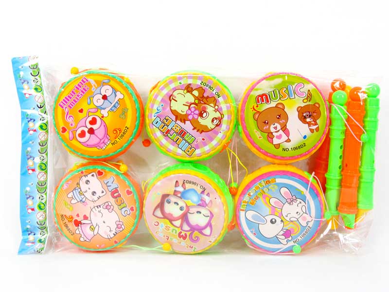Rattle-drum(6in1) toys
