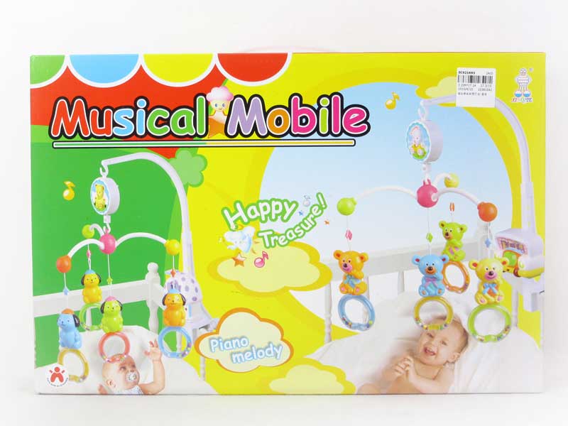 B/O Musical Mobile Bell Set W/L_m toys