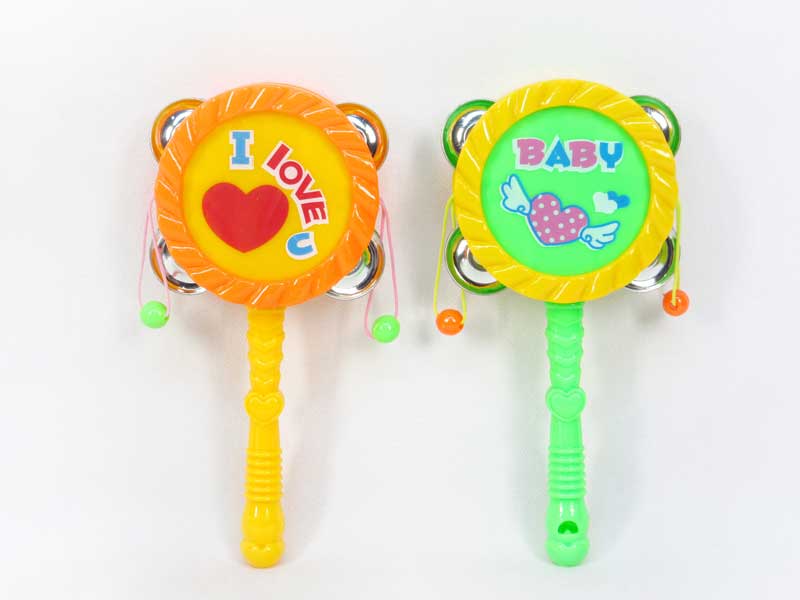 Rock Bell W/Whistle(2in1） toys