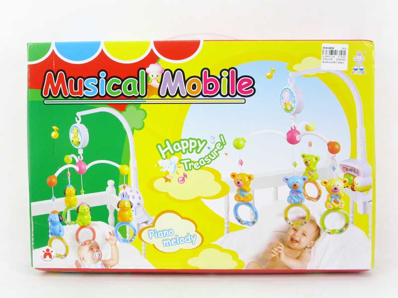 B/O Musical Mobile Bell Set W/L_M toys