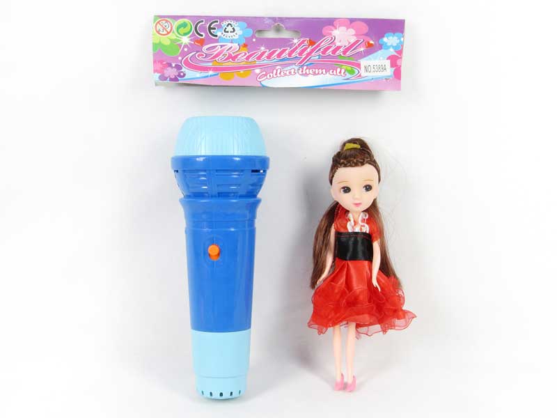 Microphone & 7inch Doll toys