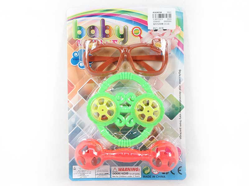 Rock Bell & Glasses(3in1) toys