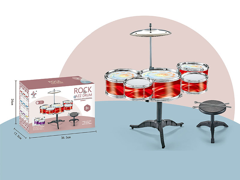 Jazz Drum Set W/L toys