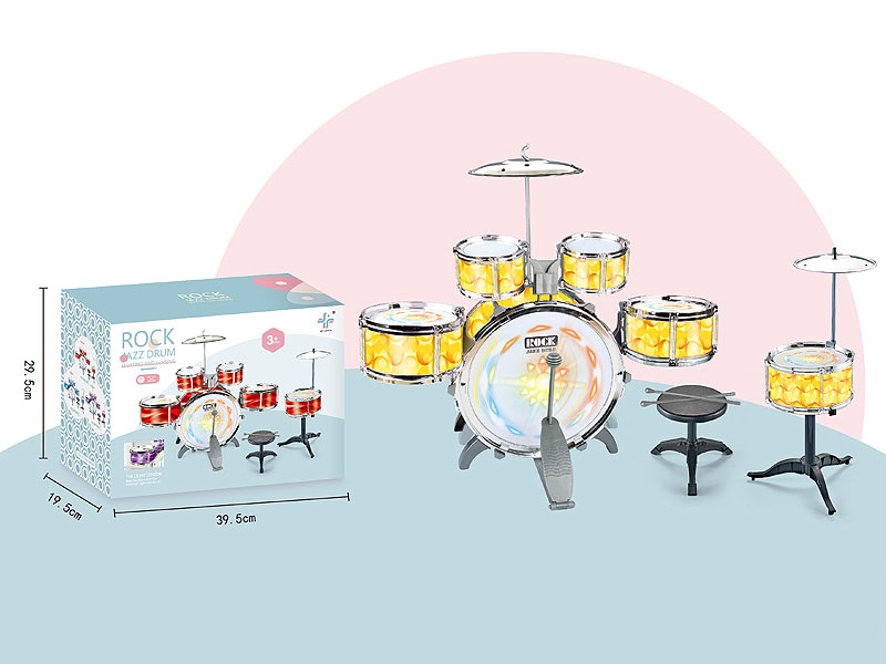 Jazz Drum Set W/L toys