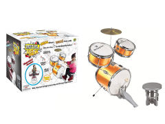 Die Cast Jazz Drum Set & Chair(2C)