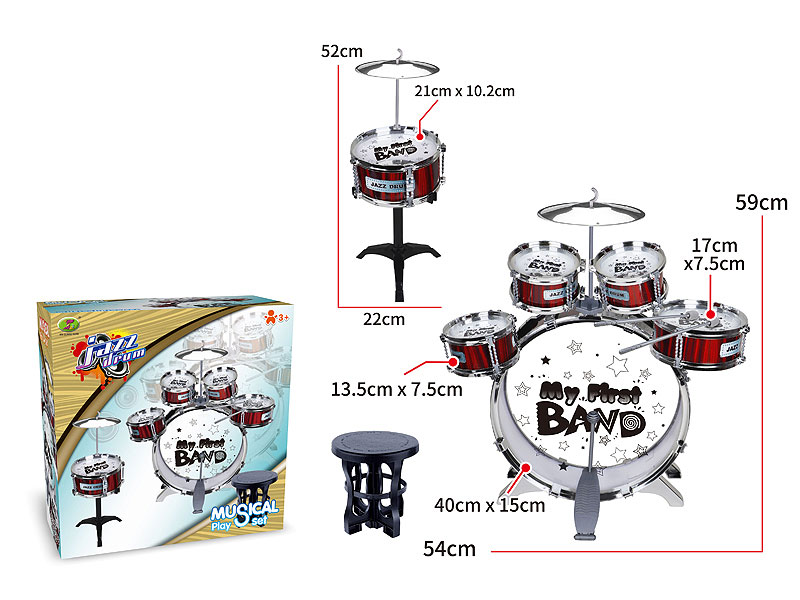 Jazz Drum Set & Chair toys