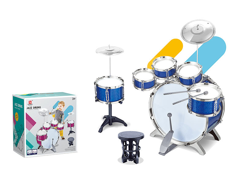 Jazz Drum Set & Chair(2C) toys