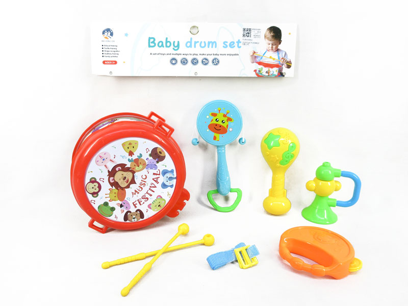 Ring The Bell And Beat The Drum(8pcs) toys