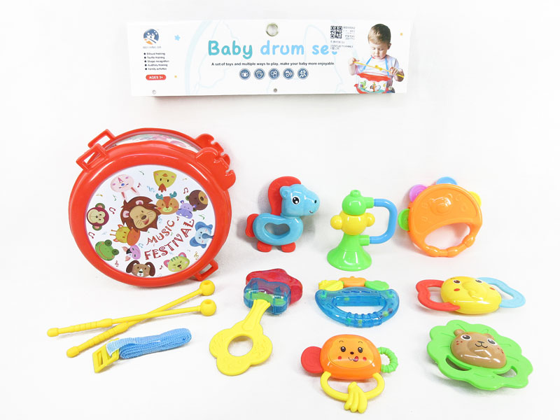 Ring The Bell And Beat The Drum(12pcs) toys