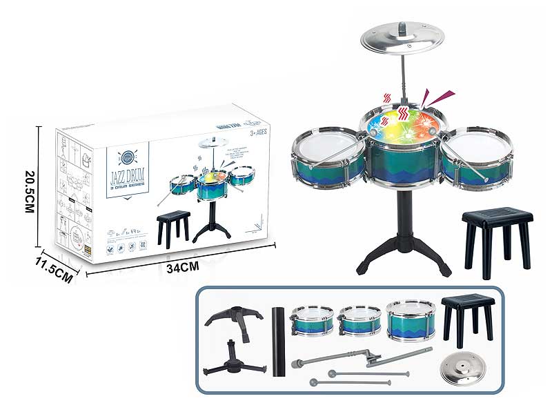 Jazz Drum W/L_M toys