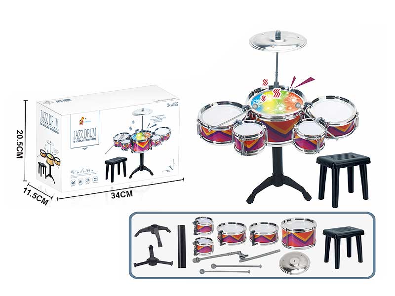 Jazz Drum W/L_M toys